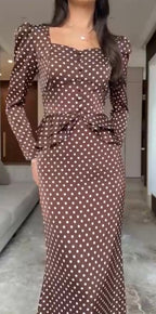 Tailleur Pois
