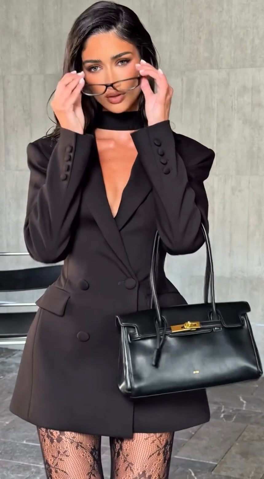 Abito Giacca Glamour “. Abito+Calze+Collarino “