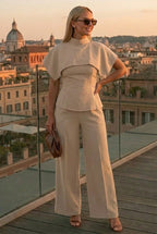 Coordinato Capri (Pantaloni Bustier e Coprispalle)