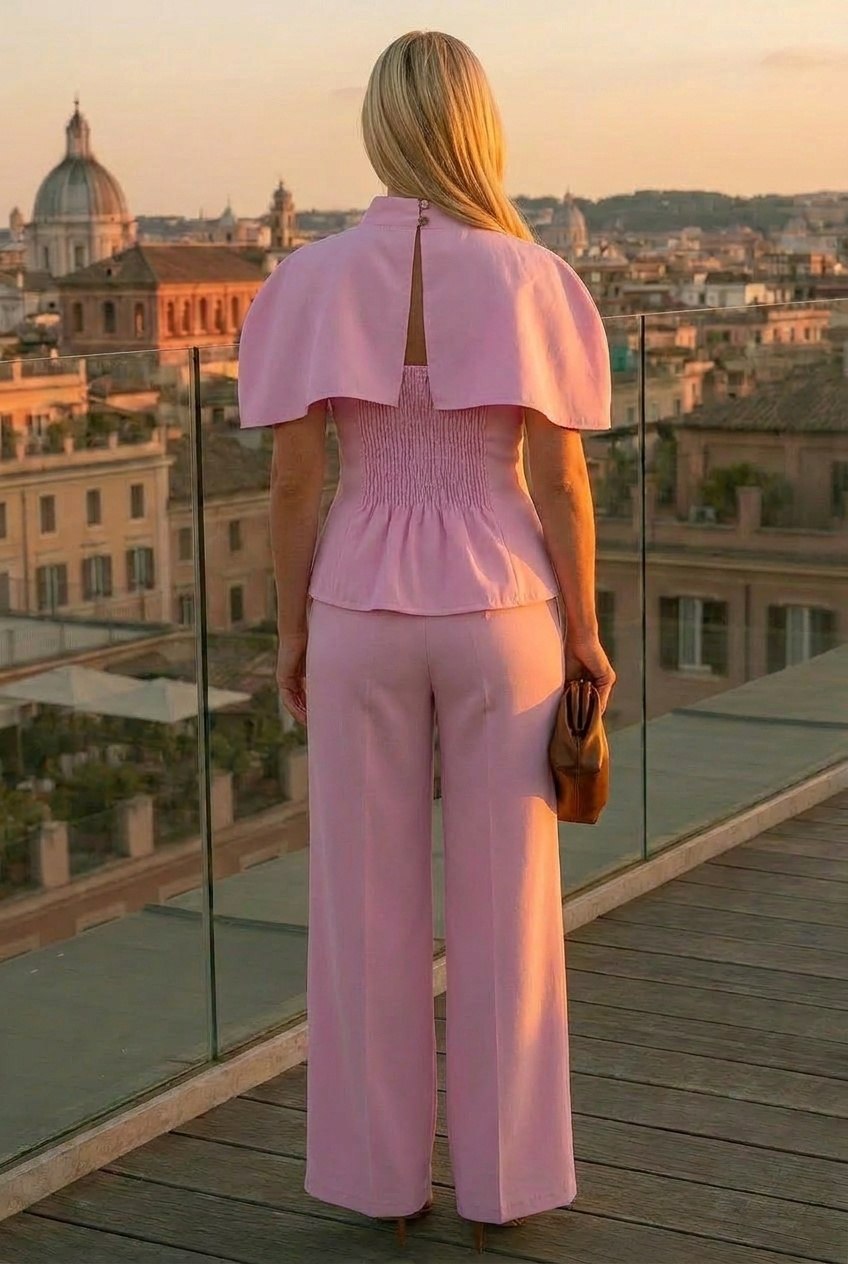 Coordinato Capri (Pantaloni Bustier e Coprispalle)