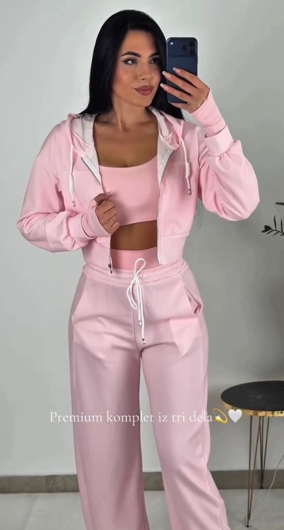 Coordinato Bella”Pantaloni Felpa e Maglia “