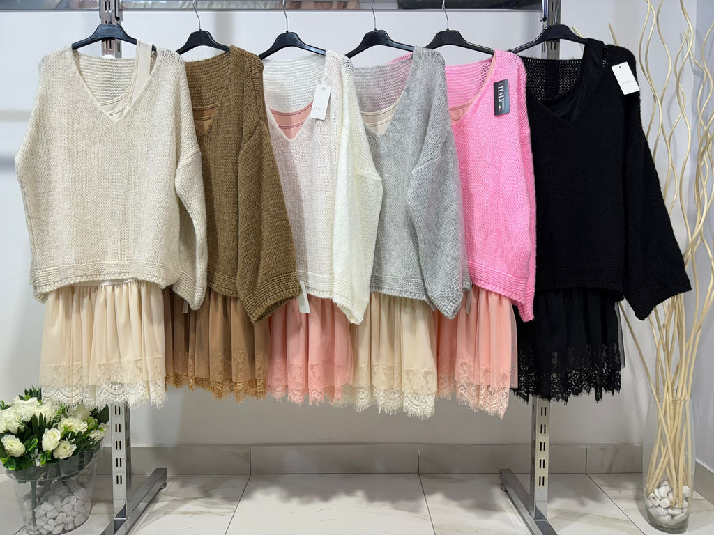 Coordinato Mayra “ Abito + Maglia “
