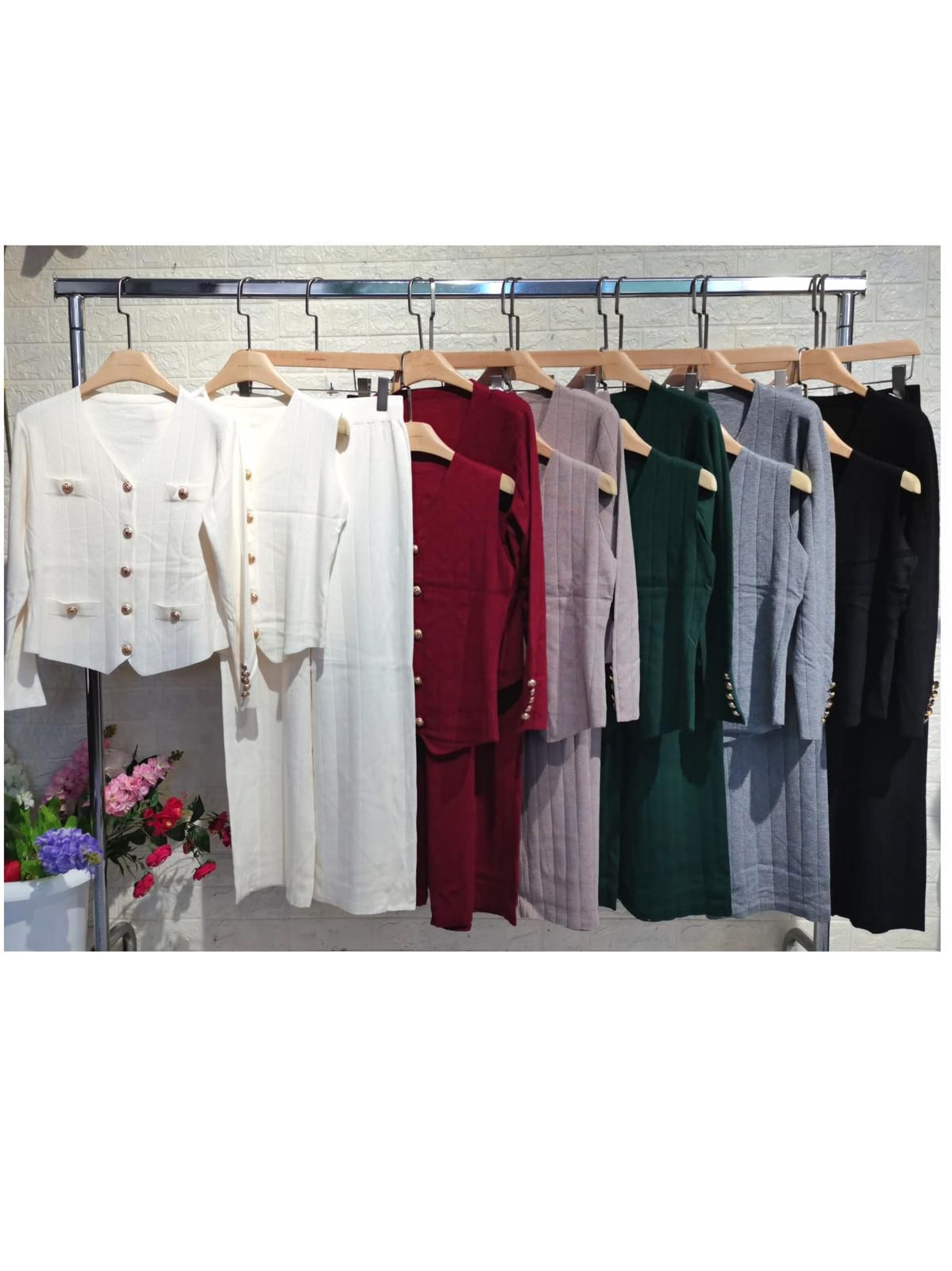 Coordinato Karol “ Pantaloni Gilet e Cardigan “