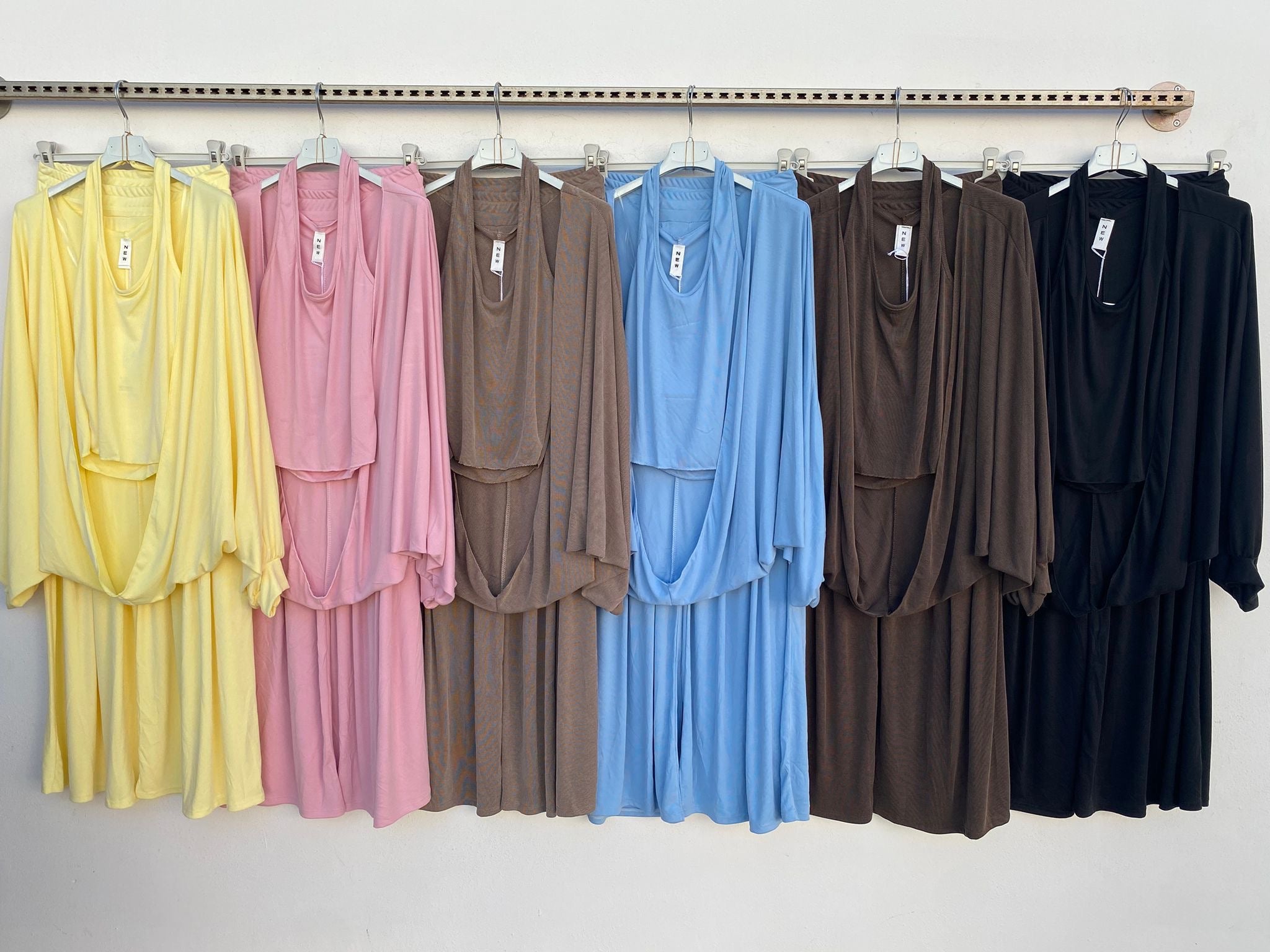 Coordinato Easy Pantaloni Canotta e Cardigan