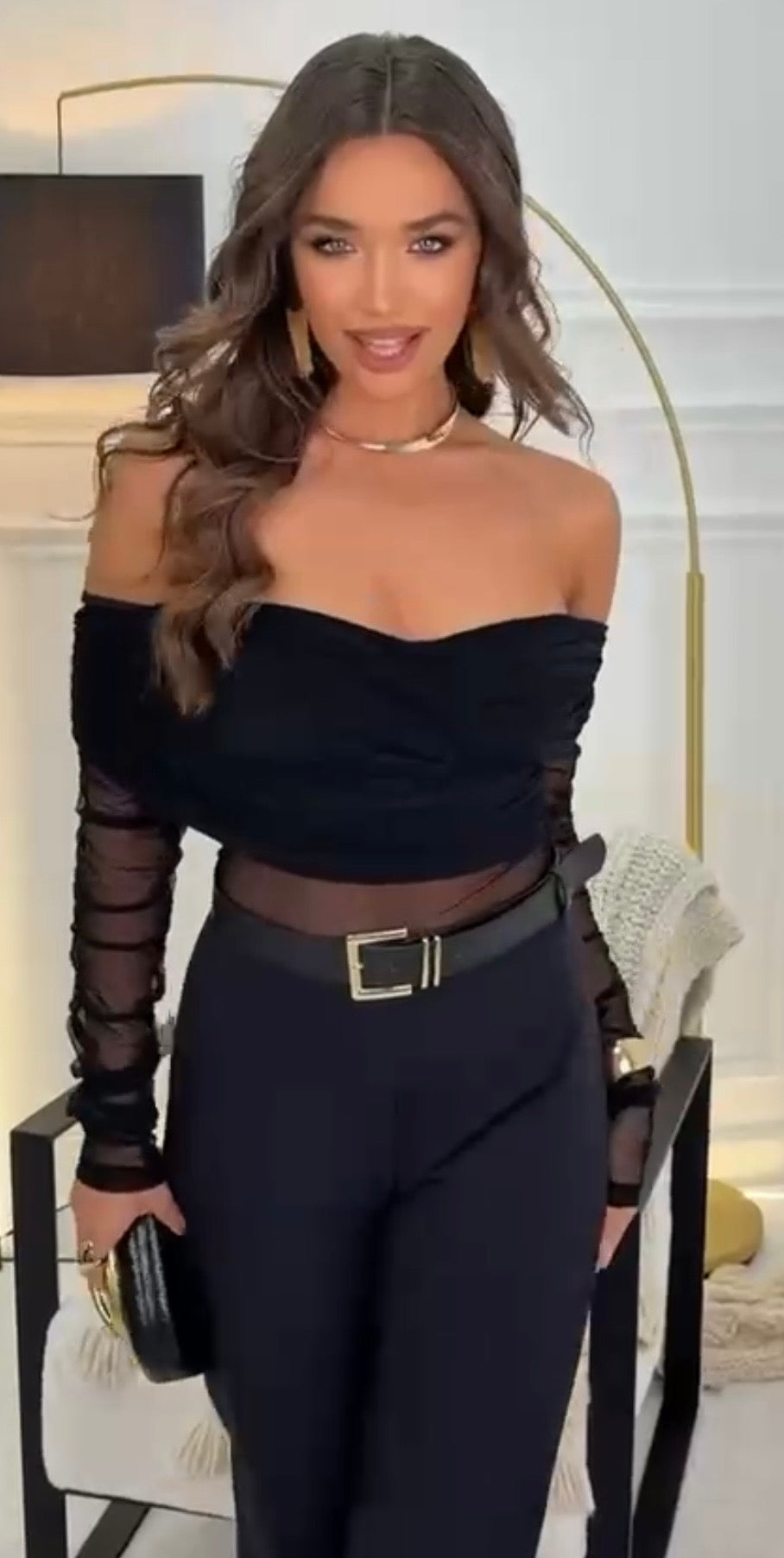 Coordinato Nensy “ Body Pantaloni e Cintura “