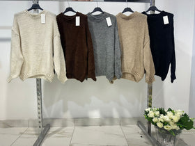 Gonna Nera/Pull Beige