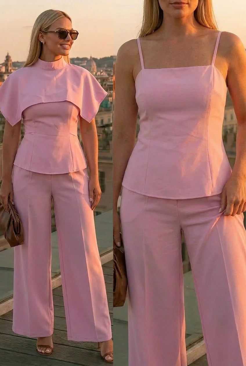 Coordinato Capri (Pantaloni Bustier e Coprispalle)