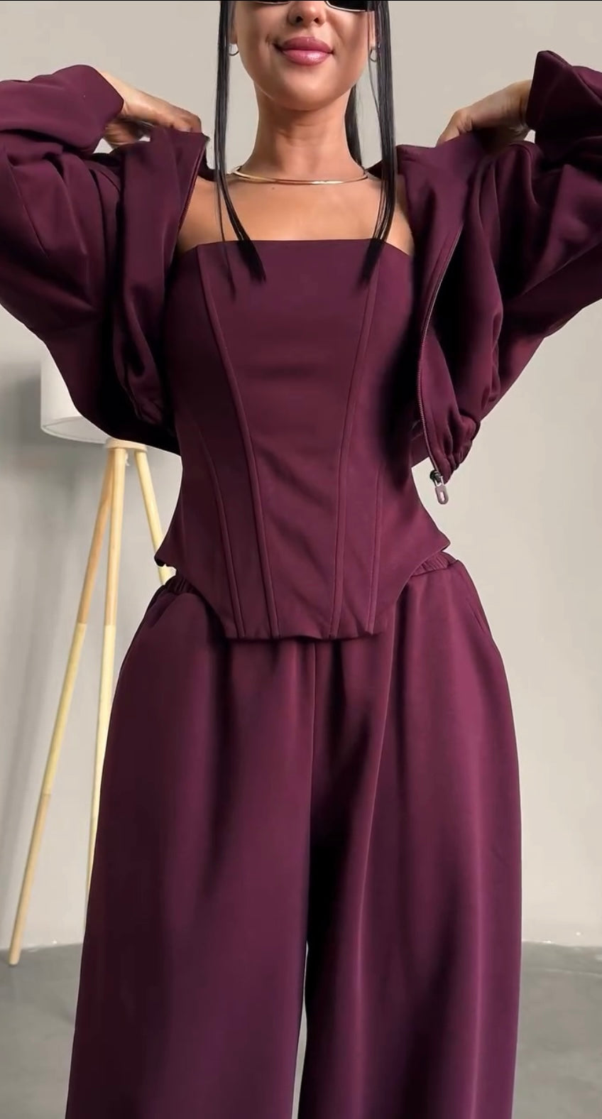 Coordinato Brenda (Pantaloni Bustier Giacca)