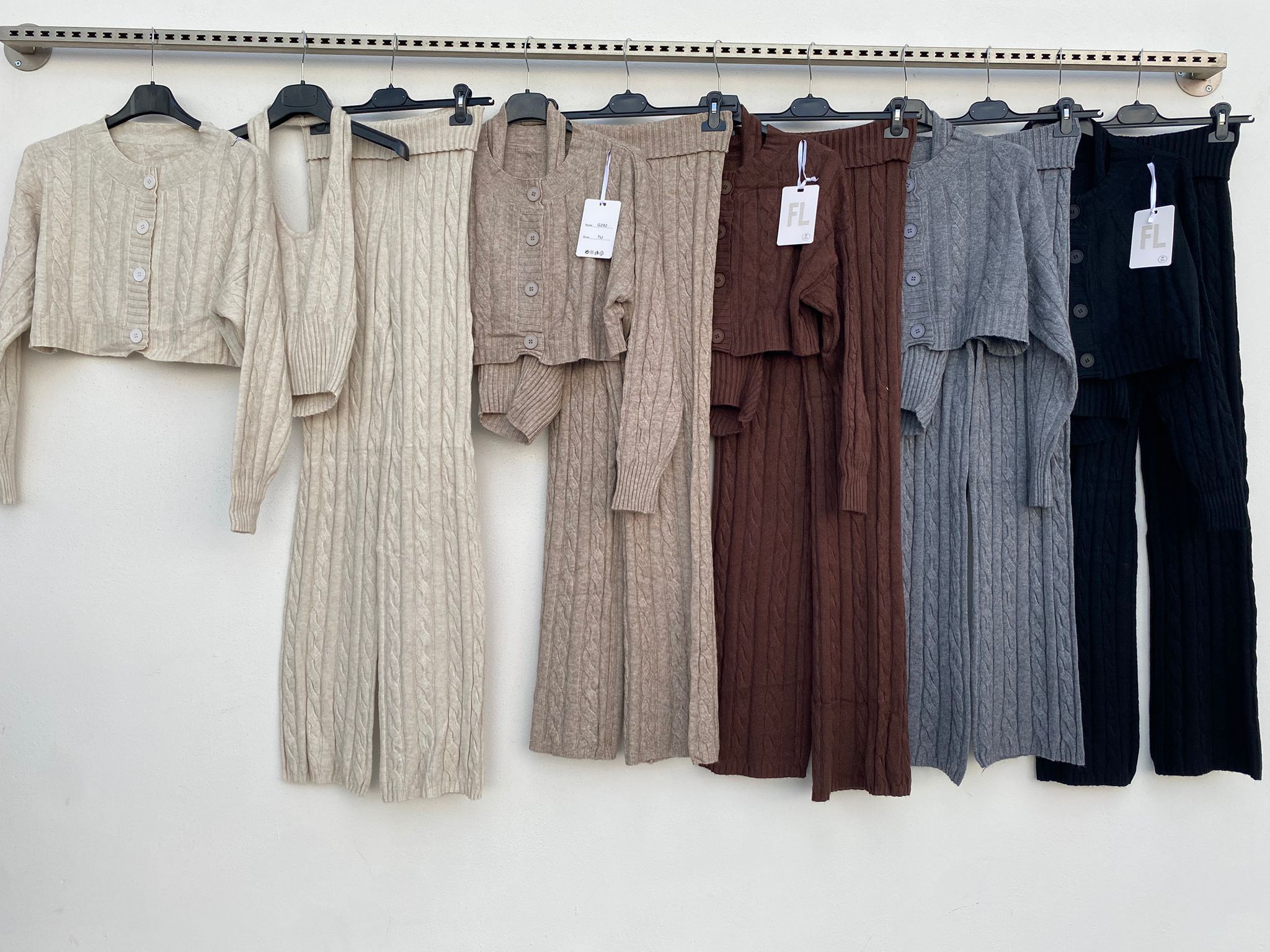 Coordinato Luna”Pantaloni Top  Cardigan “