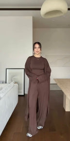 Coordinato Tris ‘Pantaloni Maglia e Cardigan ‘