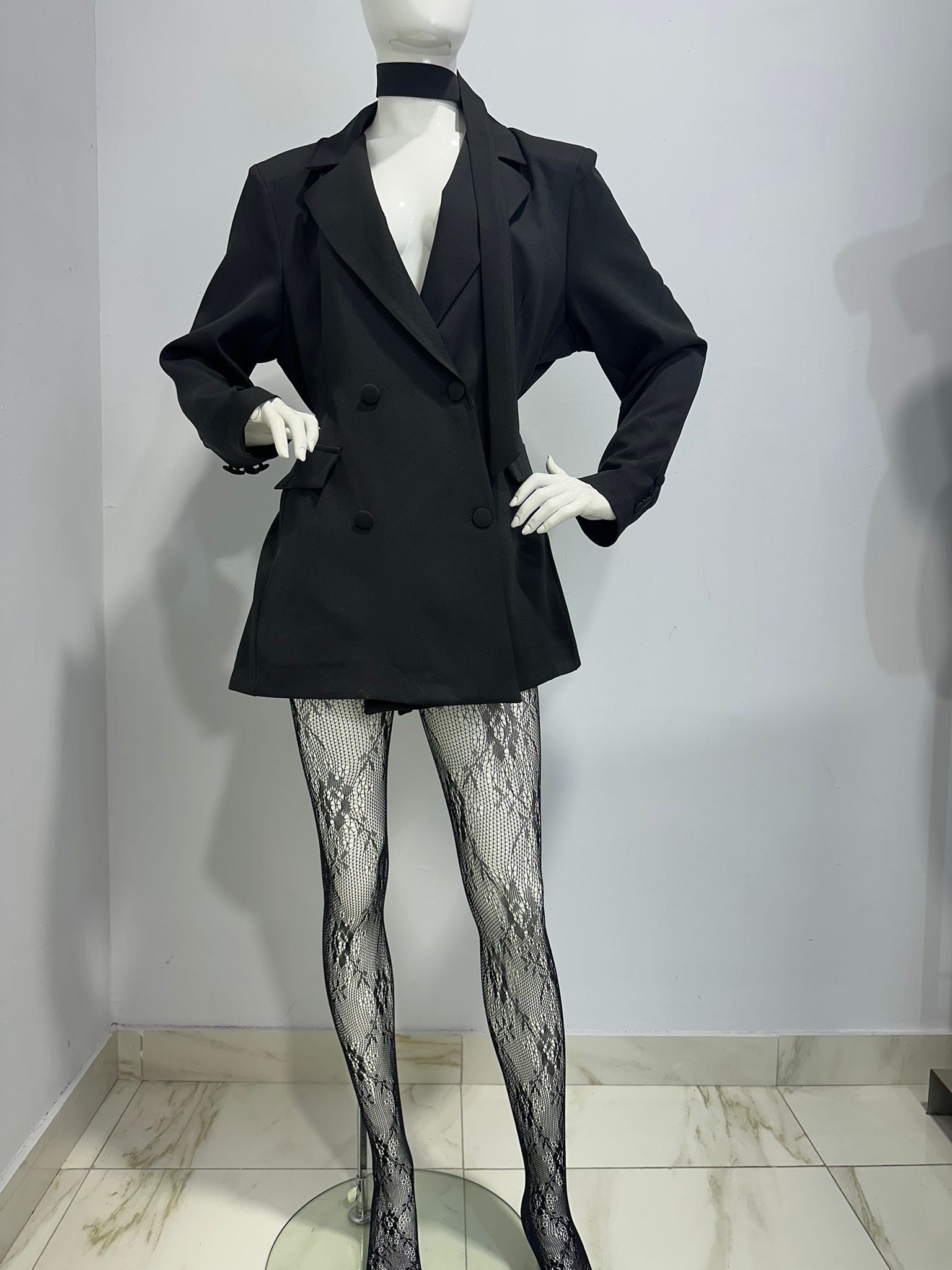 Abito Giacca Glamour “. Abito+Calze+Collarino “