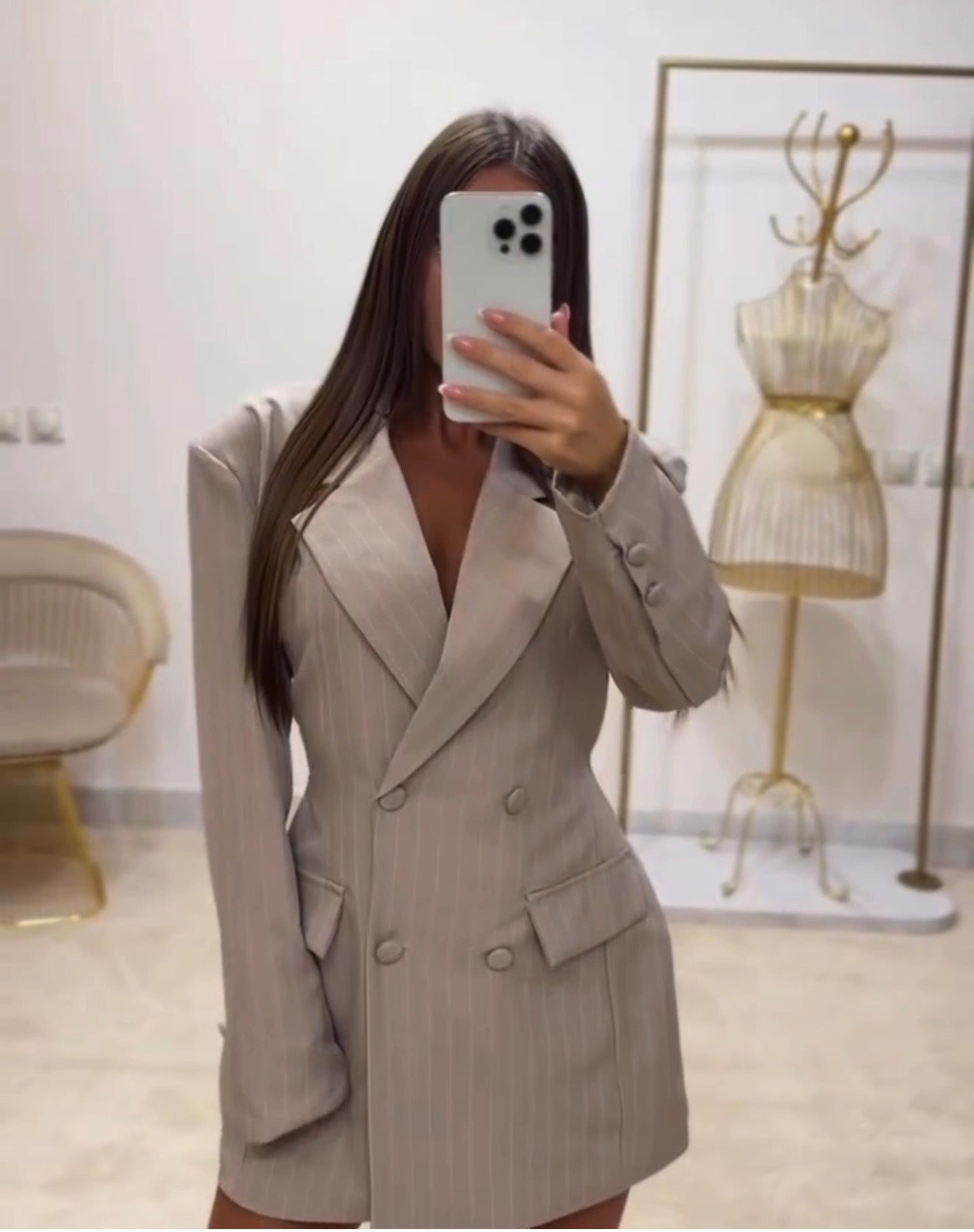 Abito Blazer Top 🔝