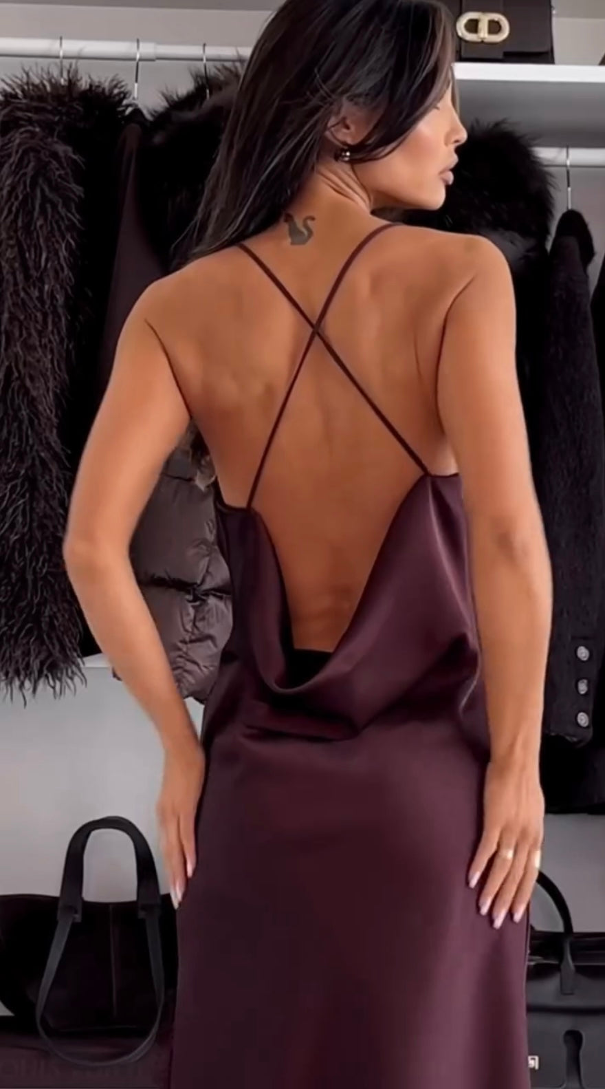 Coordinato Satin “Abito+Pull”
