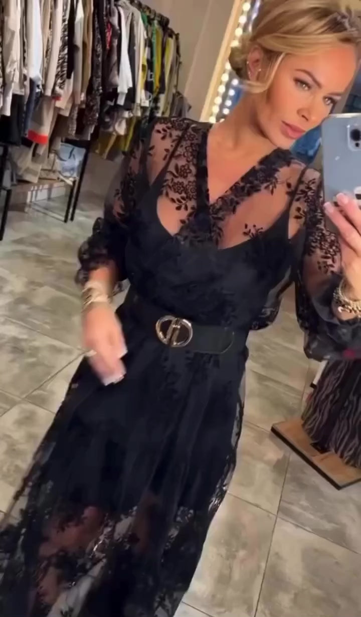 Abito Style In Pizzo(Cintura Inclusa)In Promo